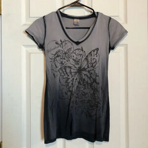 Prairie Mountain Black Yellowstone Ombré T-shirt